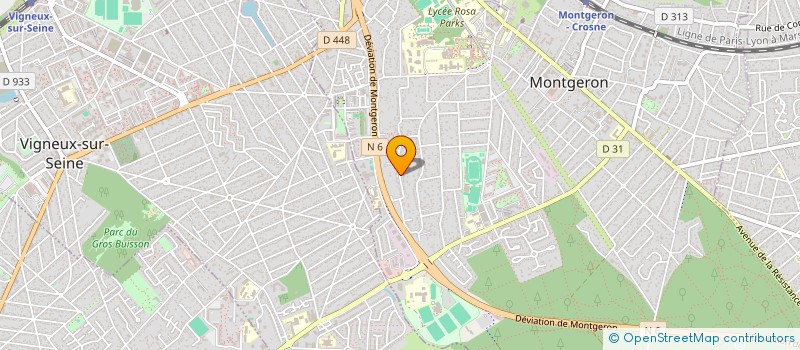 localisation de l'entreprise NGSG CONSEIL à MONTGERON