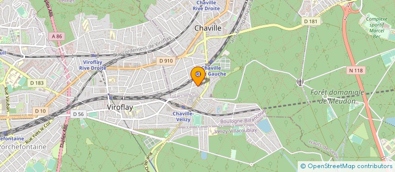 localisation de l'entreprise NGT CONSEIL à CHAVILLE
