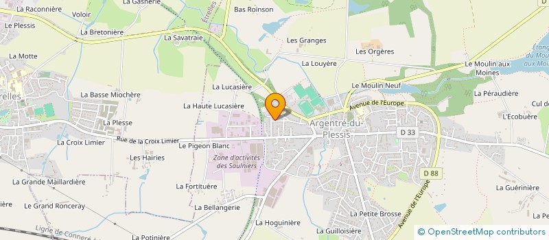 localisation de l'entreprise NGU à ARGENTRE-DU-PLESSIS