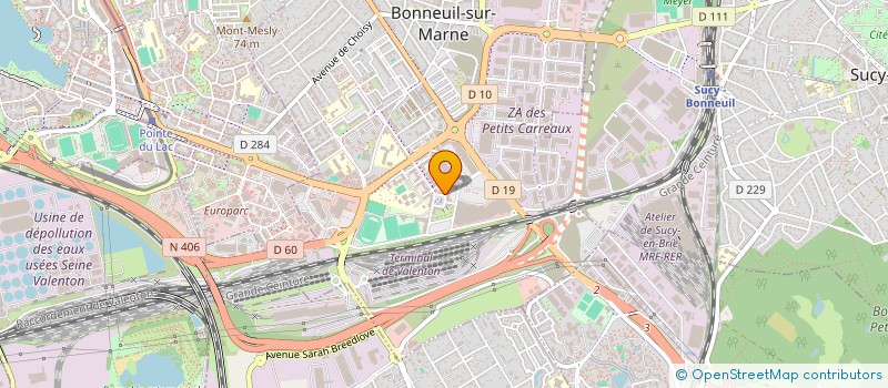 localisation de l'entreprise NGUENTANGU  EXO  BONNEUIL-SUR-MARNE