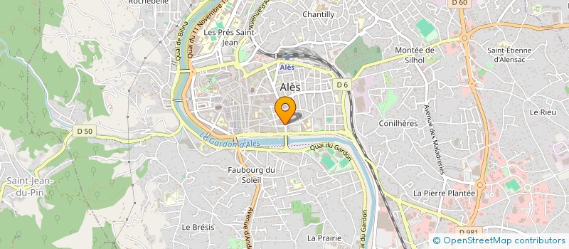 localisation de l'entreprise NGUYEN à ALES