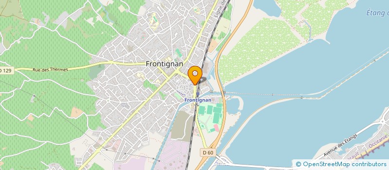 localisation de l'entreprise NGUYEN à FRONTIGNAN