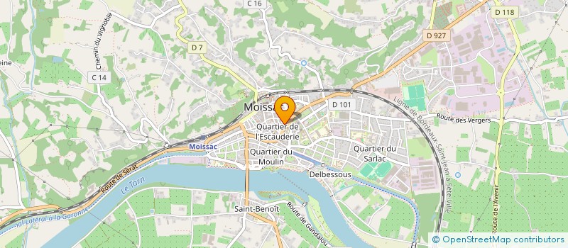 localisation de l'entreprise NGUYEN  MOISSAC