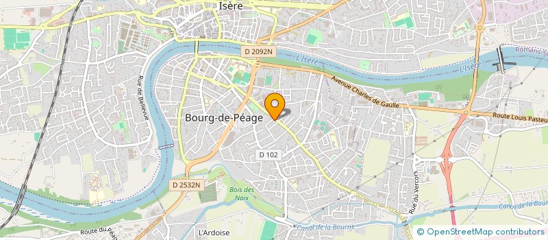 localisation de l'entreprise NGUYEN-DANG  BOURG-DE-PEAGE