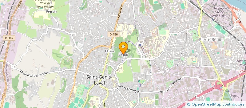 localisation de l'entreprise NGUYEN ET CCJ  SAINT-GENIS-LAVAL