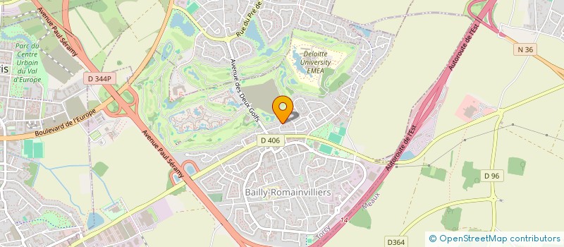 localisation de l'entreprise NGUYEN HOA  BAILLY-ROMAINVILLIERS