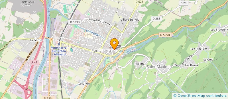 localisation de l'entreprise NGUYEN - JACQUES & LAURE  PONTCHARRA