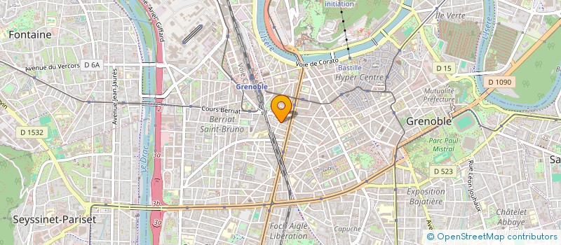 localisation de l'entreprise NGUYEN LAURENCE VALERIE SERGE  GRENOBLE