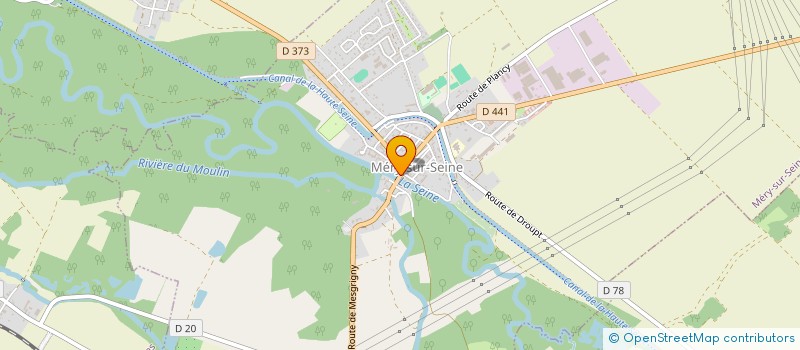 localisation de l'entreprise NGUYEN-LESIOURD  MERY-SUR-SEINE