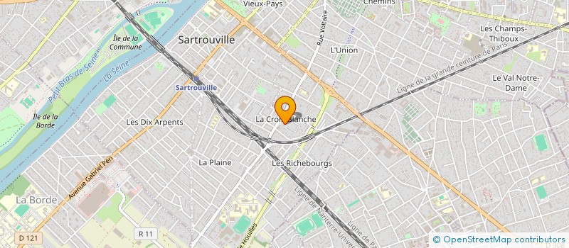 localisation de l'entreprise NGUYEN LMNP  SARTROUVILLE