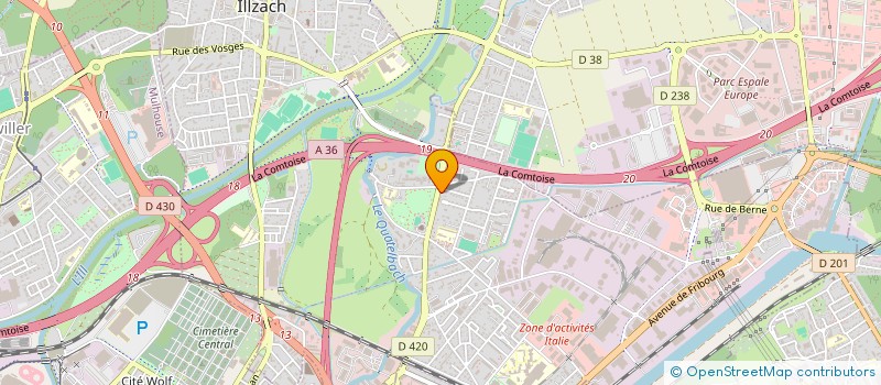 localisation de l'entreprise NGUYEN-LYS  ILLZACH