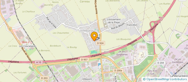 localisation de l'entreprise NGUYEN VIET-HUY  VILLEBAROU