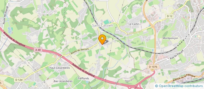 localisation de l'entreprise NGV  SAINT-CASSIEN