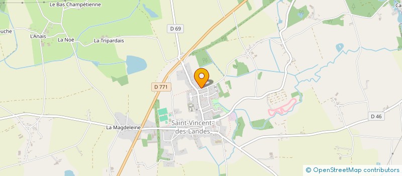 localisation de l'entreprise NGV  SAINT-VINCENT-DES-LANDES