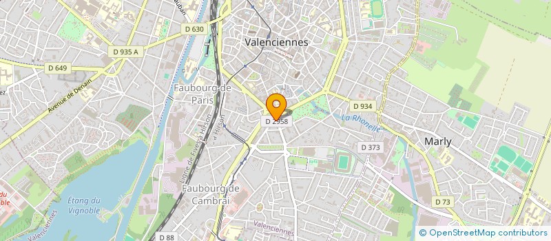 localisation de l'entreprise NGV BOULOGNE  VALENCIENNES