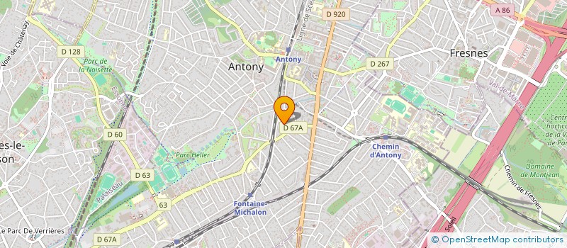 localisation de l'entreprise NGV CAPITAL à ANTONY