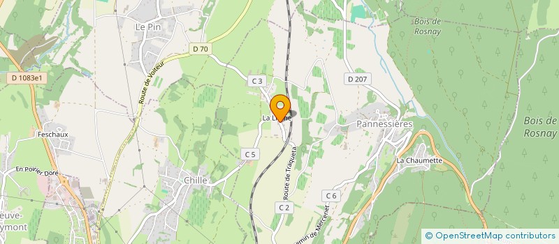 localisation de l'entreprise NGV39  PANNESSIERES