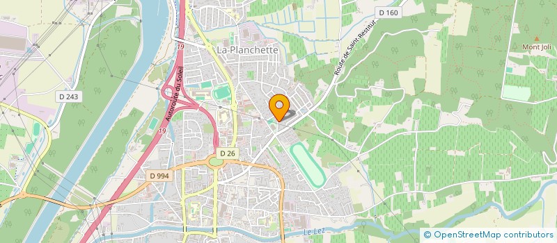 localisation de l'entreprise NGX GROUP  BOLLENE