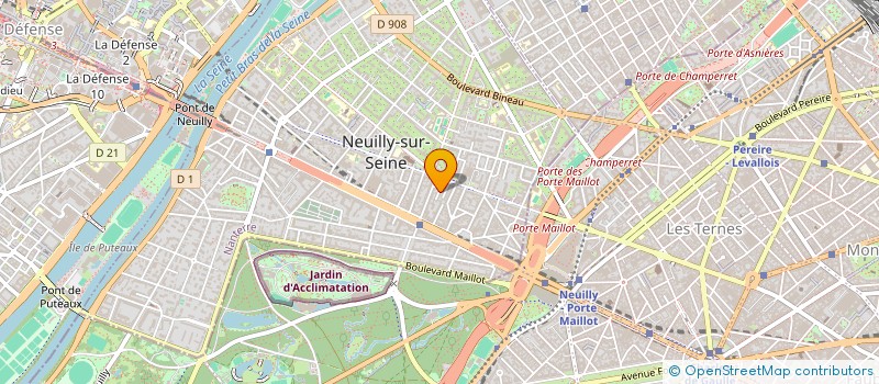 localisation de l'entreprise NGX TECH à NEUILLY-SUR-SEINE