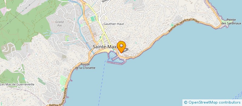 localisation de l'entreprise NGY à SAINTE-MAXIME
