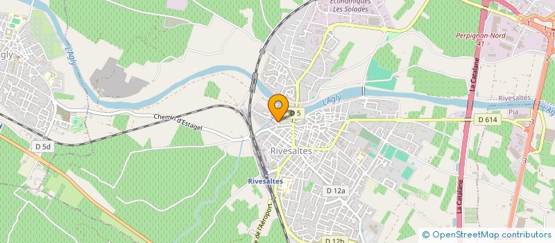 localisation de l'entreprise NGYC  RIVESALTES