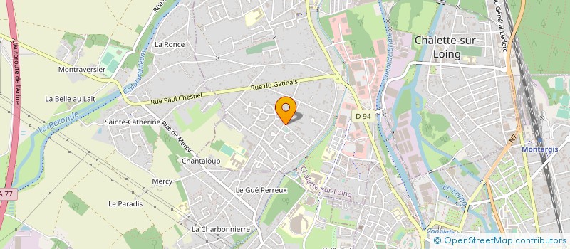 localisation de l'entreprise NH  CHALETTE-SUR-LOING