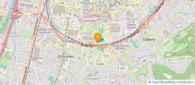 localisation de l'entreprise NH  ECHIROLLES