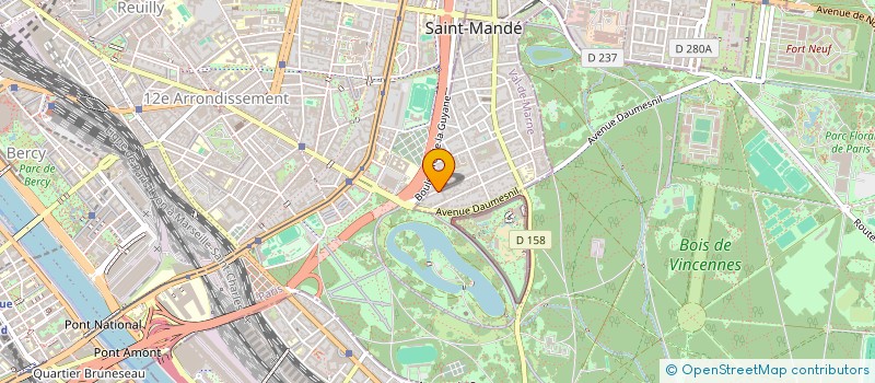 localisation de l'entreprise NH ADMIN à SAINT-MANDE