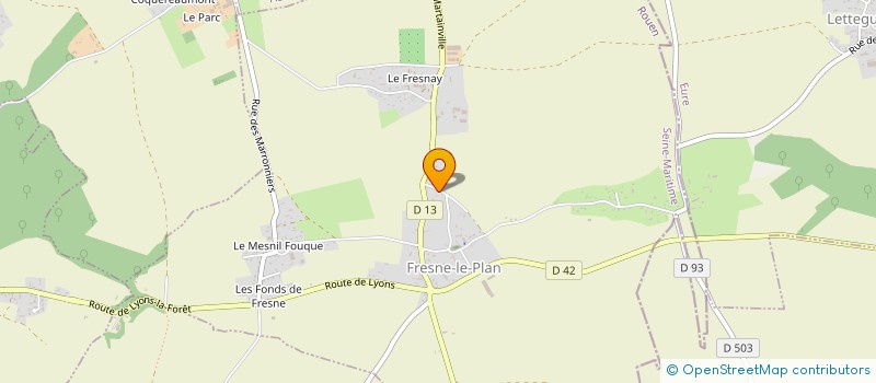 localisation de l'entreprise NH AMENAGEMENT  FRESNE-LE-PLAN