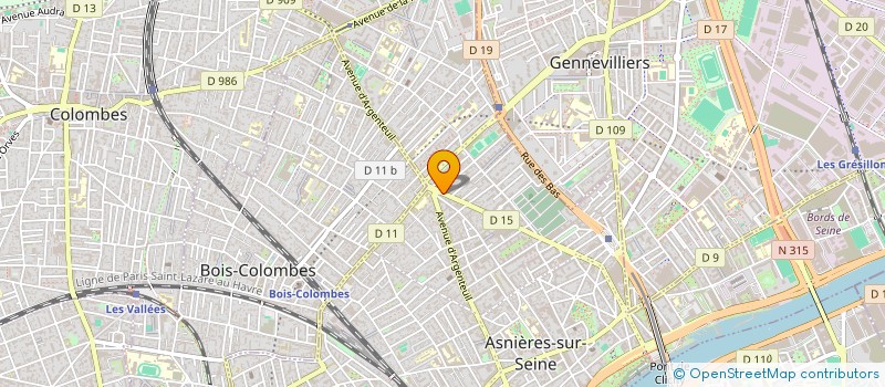 localisation de l'entreprise NH AUTO PARTS  ASNIERES-SUR-SEINE