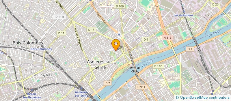 localisation de l'entreprise NH&CO  ASNIERES-SUR-SEINE