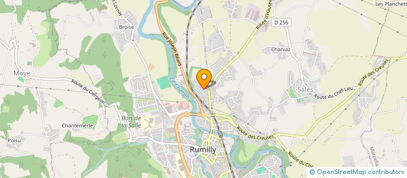 localisation de l'entreprise NH CONCEPT à RUMILLY