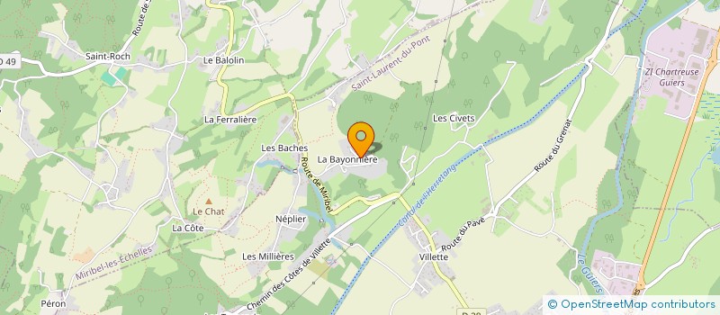 localisation de l'entreprise NH CONCEPT RSE  SAINT-LAURENT-DU-PONT