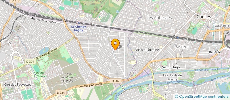 localisation de l'entreprise NH CONSEIL  GAGNY