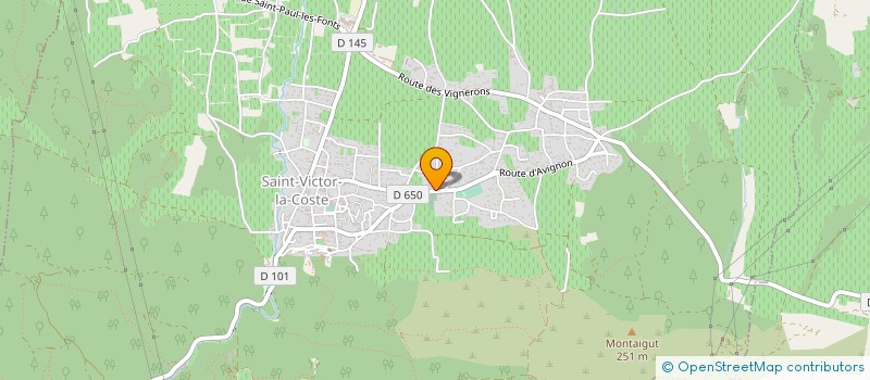 localisation de l'entreprise NH CONSEILS  SAINT-VICTOR-LA-COSTE