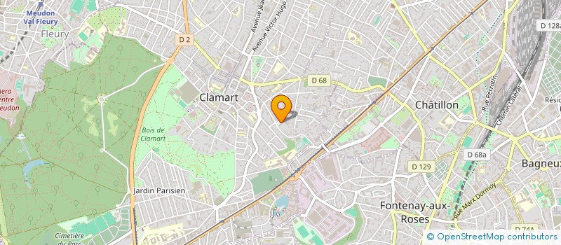 localisation de l'entreprise NH CONSULTING à CLAMART