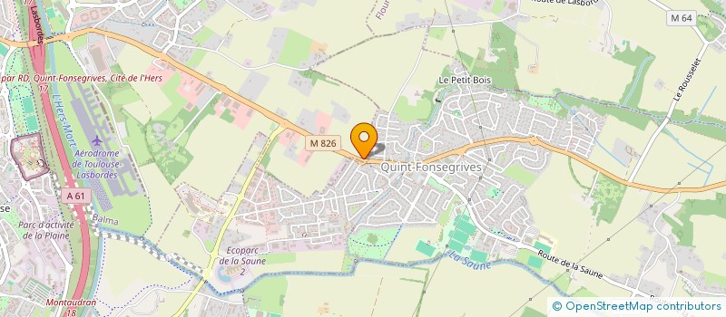 localisation de l'entreprise NH DIFFUSION  AURIAC SUR VENDINELLE