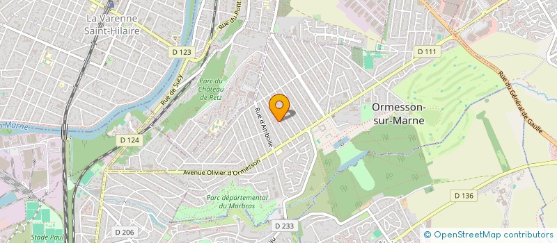 localisation de l'entreprise NH ERP ADVISORY  ORMESSON-SUR-MARNE