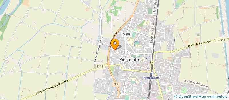 localisation de l'entreprise NH HR CONSULTING INTERNATIONAL  PIERRELATTE