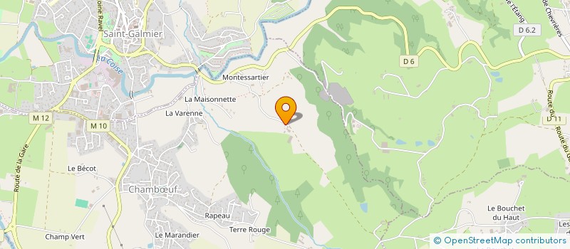 localisation de l'entreprise NH IMMO  CHAMBUF