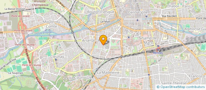localisation de l'entreprise NH IMMOBILIER  RENNES