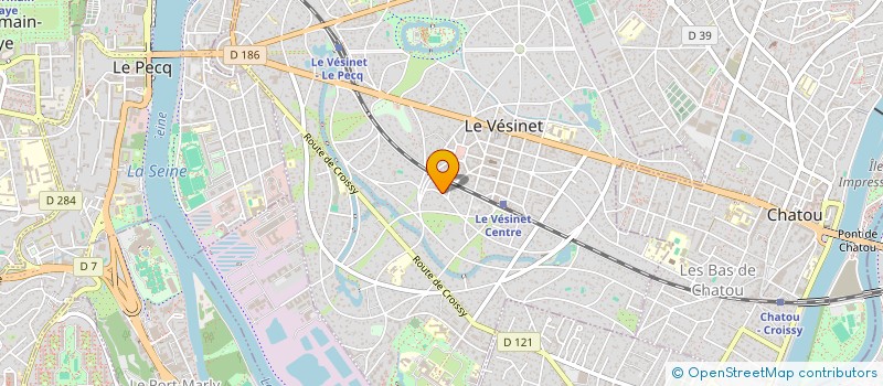 localisation de l'entreprise NH INVEST  LE VESINET