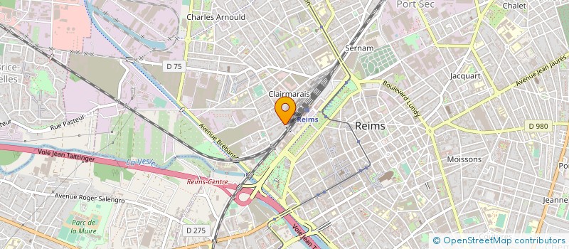 localisation de l'entreprise NH INVEST  REIMS