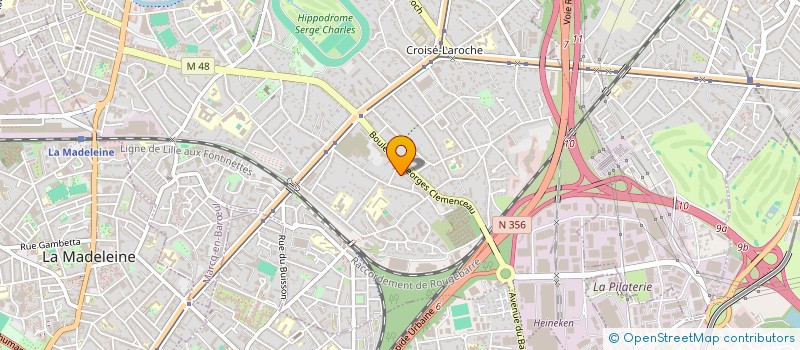 localisation de l'entreprise NH INVEST à MARCQ-EN-BARŒUL