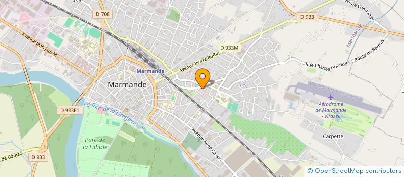 localisation de l'entreprise NH LIFE  MARMANDE