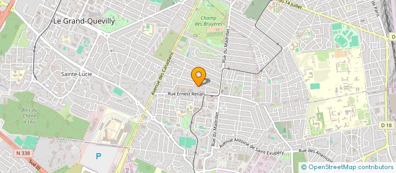 localisation de l'entreprise NH LOCATION à LE GRAND-QUEVILLY