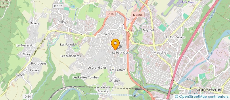 localisation de l'entreprise NH NETTOYAGE  POISY