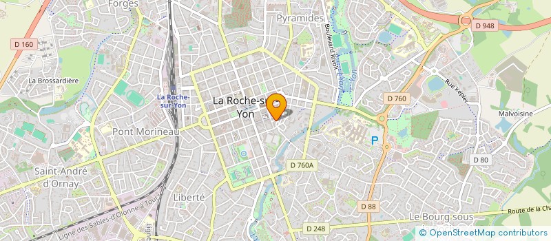 localisation de l'entreprise NH PORTEFEUILLE à LA ROCHE-SUR-YON