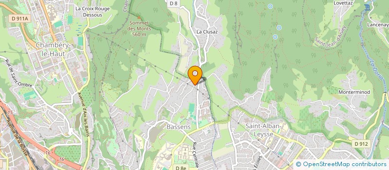 localisation de l'entreprise NH PROJETS  BASSENS