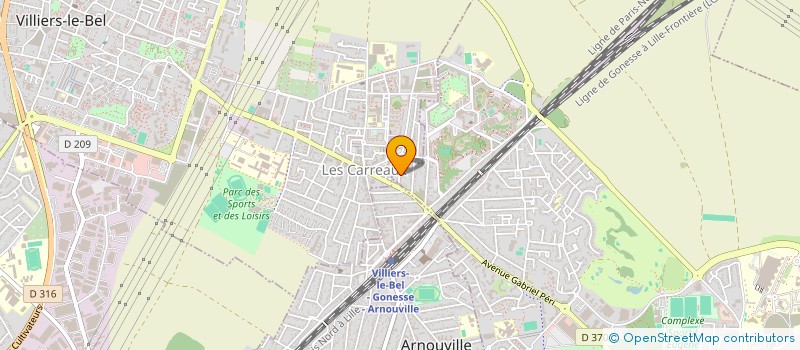 localisation de l'entreprise NH PROMOTION  GONESSE